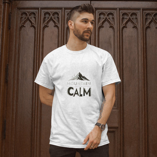 Oversized Mountain Calm Printed T-Shirt