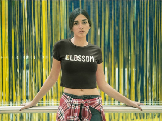 Flower Blossom Printed Crop Top